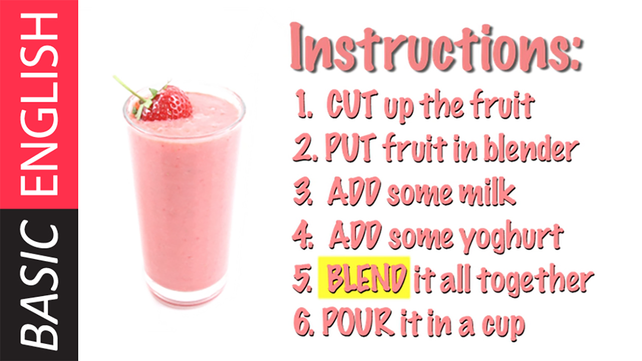 Basic English 09 – Instructions and advice